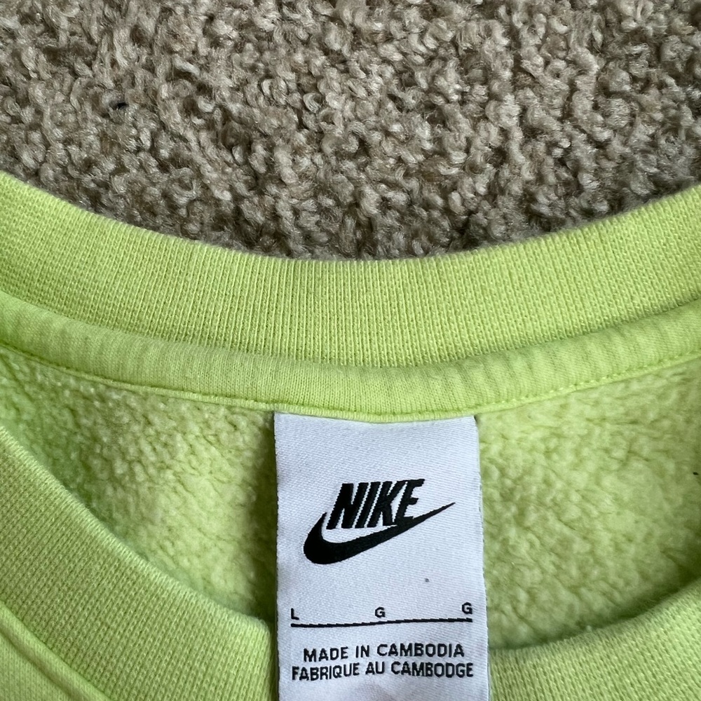 Green/Yellow Nike Crewneck